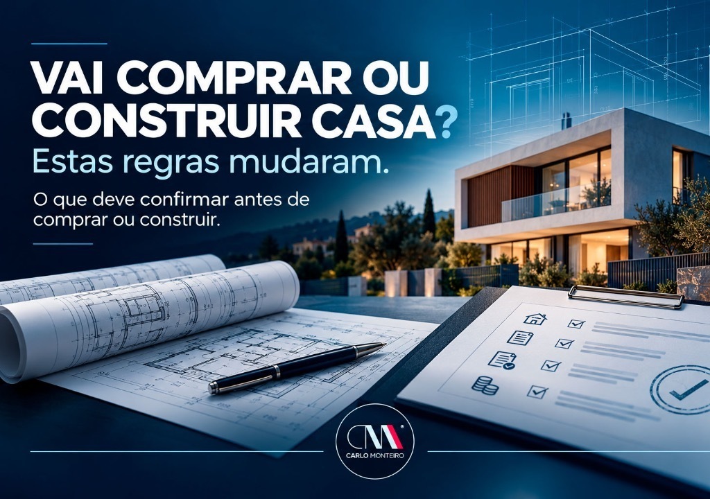 Imagem da notícia: - Comprar um terreno ou construir, há novas regras que deve conhecer.
