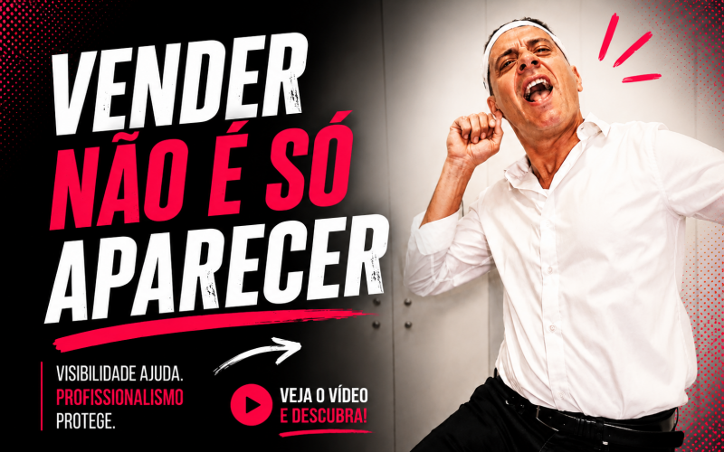 No imobiliário, aparecer não chega.